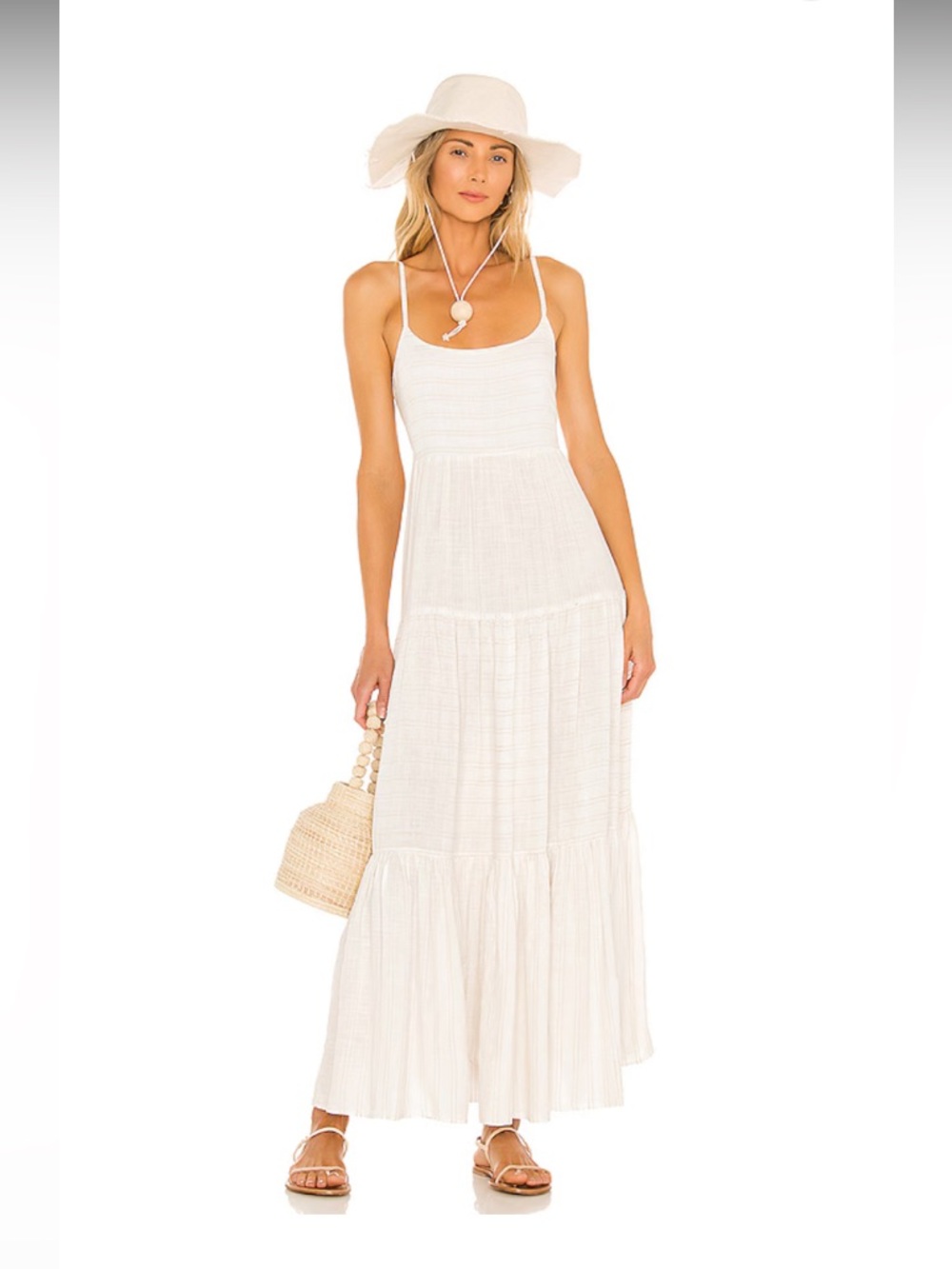 L*Space Cream Maxi Dress